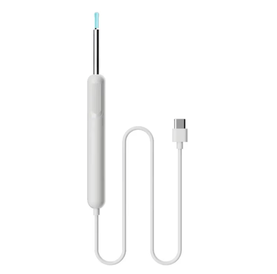 Outil de Retrait de Cérumen - Otoscope Nettoyeur d'Oreilles Connecté avec Caméra Full HD